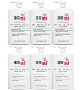 Sebamed Yüz ve Vücut Temizleyici Likit 750 ML (6 Lı Set)
