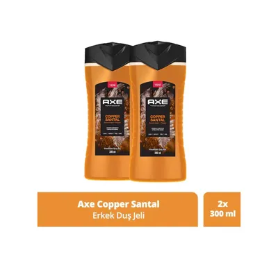 AXE Premium Collection Duş Jeli Copper Santal 300 ml x 2 Adet