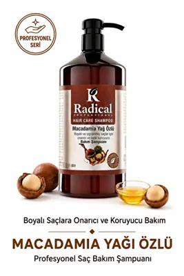 Radical Macademia Yağı Özlü Şampuan 1000 ml
