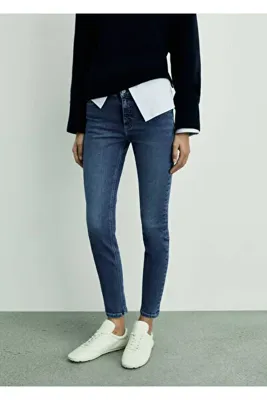 MANGO Woman Orta belli skinny jean pantolon