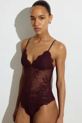 H&M Padded-cup lace thong body