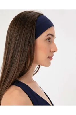 Ayma Active Lacivert Organik Pamuk Bandana Saç Bandı