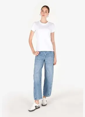 Colins Balloon Fit   Kadın İndigo Jean Pantolon