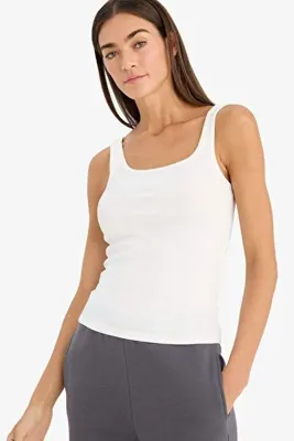 Defacto Slim Fit Basic Fitilli Kaşkorse Atlet E5540AX26SP