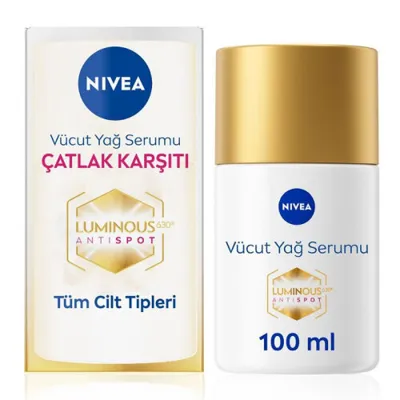 NIVEA Nivea Luminous630 Çatlak Karşıtı Vücut Yağ Serumu 100 ml