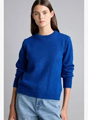 DeFacto Regular Fit Bisiklet Yaka Triko Basic Kazak