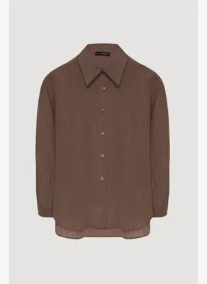 Quzu Oversize Uzun Kollu Kadın Gömlek