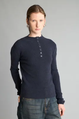 Defacto Fitted Düğmeli Yarım Balıkçı Basic Kazak