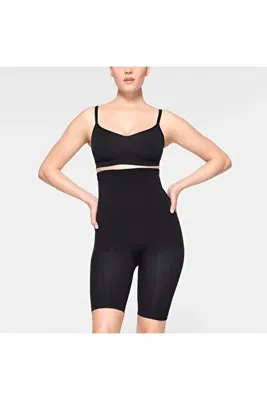 baim Seamless High Waisted  Silikon Destekli Korse Şort