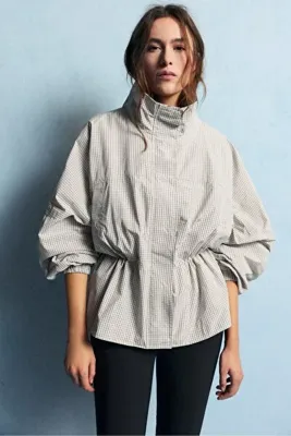 Pull & Bear Dik yaka büzgülü ceket