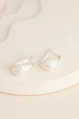 Elika Silver 925 Ayar Gümüş Su Damlası Küpe