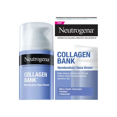 Neutrogena Collagen Bank Nemlendirici Gece Kremi 50 ml