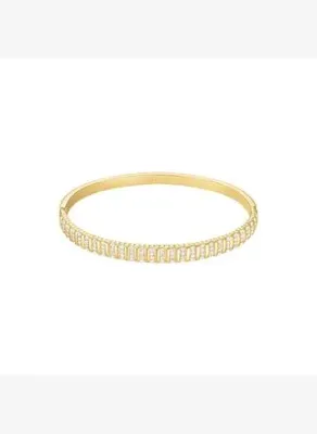 Rosefield JBSBG.J1287 Çizgili Taşlı Altın Renkli Çelik Bileklik