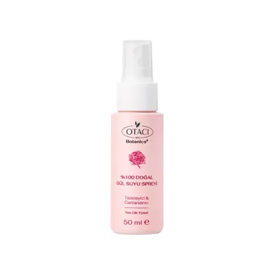 Otacı Botanics+ %100 Doğal Gül Suyu Spreyi 50 ml