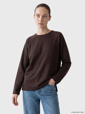 LCW Comfort Bisiklet Yaka Kadın Sweatshirt
