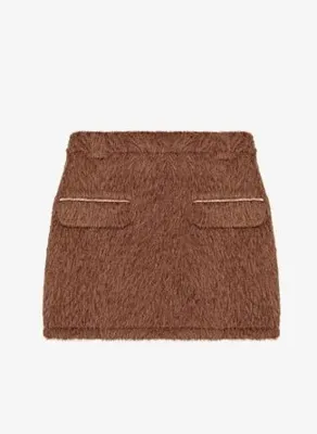 Quzu Cep Detaylı Mini Etek 26KETK01030