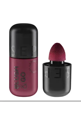 Sephora Blush & Go Mat Bitişli Likit Allık 05 ON THE RUN Aslbeauty