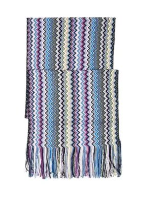 Missoni Çok Renkli Mavi Kadın Yün Atkı