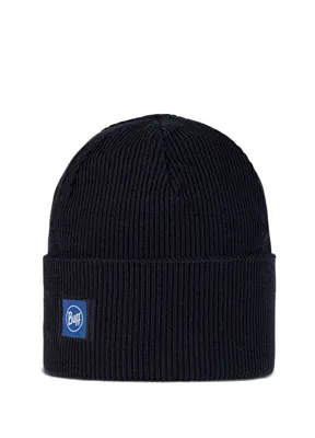 Buff Crossknit Solid Night Blue Unisex Bere 
