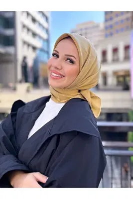 ARMİNE Trend Hayal Pamuk Eşarp - ATEHYL-456 - Gold