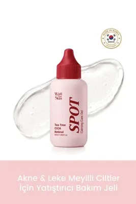 wati for skin Tea Tree CICA Retinol / Akne Ve Lekeye Meyili Ciltler İçin Yatıştırıcı Bakım Jeli