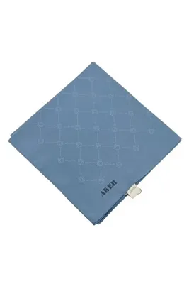 Aker Monogram Eşarp - Kot Mavi 924