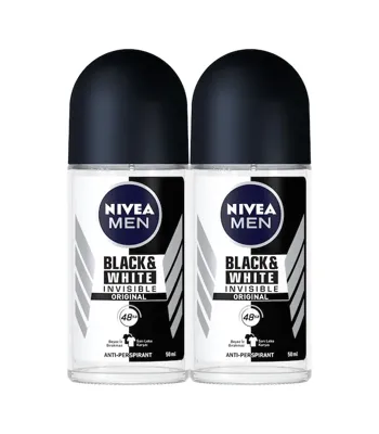 Nivea Men NIVEA MEN Black & White Invisible Fresh Roll-on 50 ml X 2 ADET