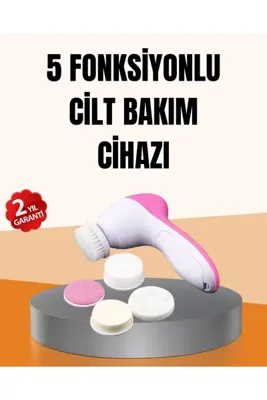 Teknodayım 5 Başlıklı Cilt Temizleme Ultra Kaliteli Yumuşak Kırşıklık Karşıtı