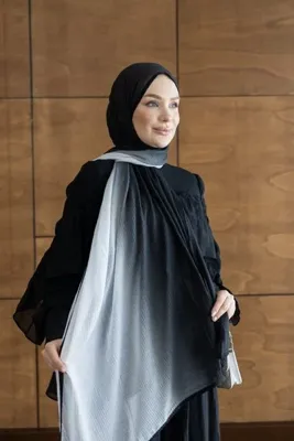 Ad Astra Scarf %100 Müslin Kumaş Degrade Kadın Şal