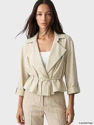 LCW EVERYDAY Oversize Modal Karışımlı Kadın Ceket