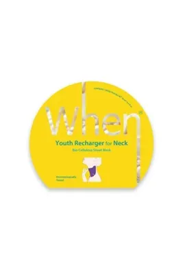 When Youth Recharger For Neck - Gençleştirici, Sıkılaştırıcı Ve Aydınlatıcı Biyo-selüloz Boyun Maskesi
