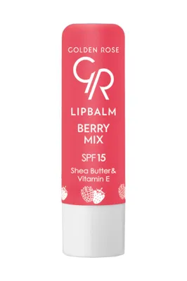 Golden Rose Lip Balm Berry Mix SPF15 - 09 Berry Mix - Dudak Nemlendiricisi Çilek&Ahududu