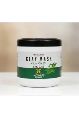 Herbeauty Bitki Özlü Doğal Kil Maskesi 650 gr – Yağlı ve Karma Ciltler İçin