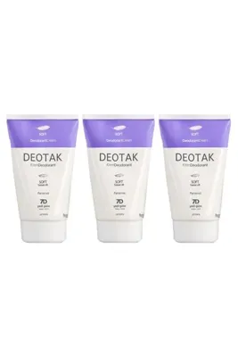 DEOTAK Krem Deodorant 3'lü Set