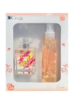 Cecile Lovely Bayan Parfüm Edt 55ML ve Body Mist 150ML
