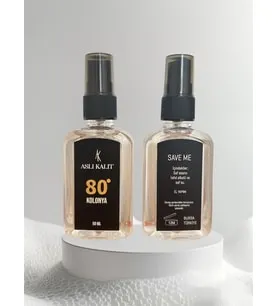 ASLI KALIT El Yapımı 80° Kolonya Aloe Vera Herbal 50ML