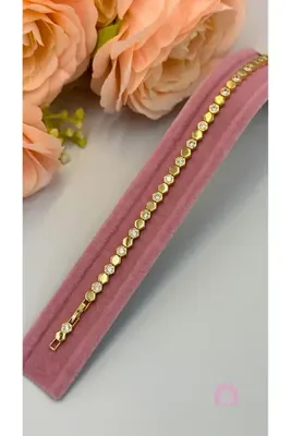 Moond Accessories Çelik Zirkon Taşlı Silver Bileklik