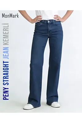 Monmark Peny Denim Long Kemerli