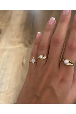 Hegi Collection Markız Taşlı Serçe Parmak Yüzüğü