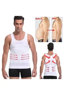 FOREVER MORE Toparlayıcı Sıkılaştırıcı Jinekomanasti Erkek Korse Atlet Seamless (1 BEDEN INCELTİR)