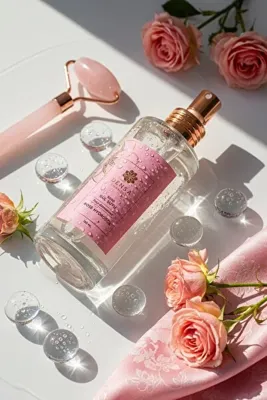 Densa Essential %100 Saf Gül Suyu (Yağı Alınmamış) 100 ML Tazeleyici Aydınlatıcı Nemlendirici Tonik