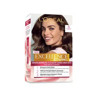 L'Oréal Paris Excellence Creme Nude Renkler Saç Boyası 5UR Nude Kızıl, 1 Adet