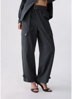 Liu Jo Flanel Kargo Pantolon