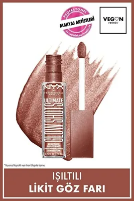NYX Professional Makeup Ultimate Glow Shots Işıltılı Likit Göz Farı - 09 Mango Moment
