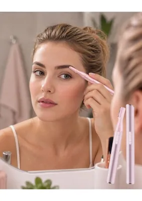 İlkyaz Fashion If Elektrikli Kaş Alma Makinesi Hassas Kesim Yüz Tüyü Temizleme Taşınabilir Trimmer