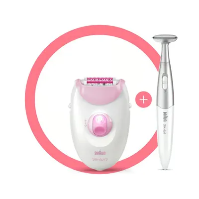Braun Silk Epil 3 3321 Epilatör + Bikini Trimmer