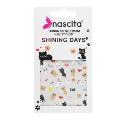Nascita Tırnak Stıcker Pretty Cat