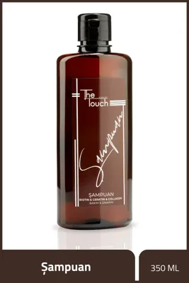 The Touch By Seda Altın Şampuan - Besleyici, Onarıcı, Keraatin, Biotin ve Kolajen İçeren, Paraben İçermeyen, 350 ml