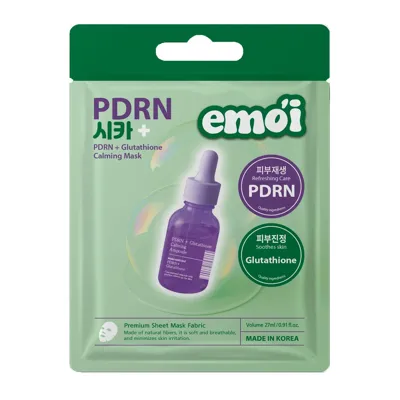 Emo'i PDRN+Glutathione Calming Yatıştırıcı Yüz Maskesi 27 ml