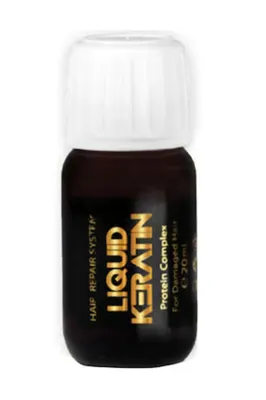 Liquid Keratin Onarıcı Saf Keratin Serum (20 ML) - Aşırı Yıpranmış Yanmış Kırık Saçlar Için Doğal Saç Keratini